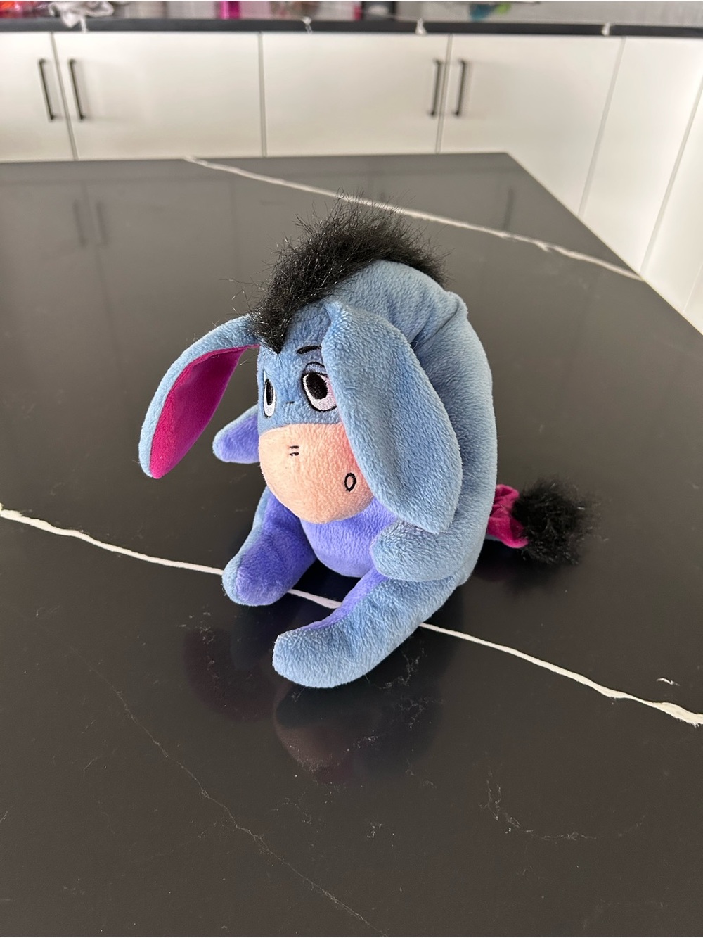 Vintage Disney Eeyore Plush 10” Winnie the Pooh Stuffed Animal 90s Donkey